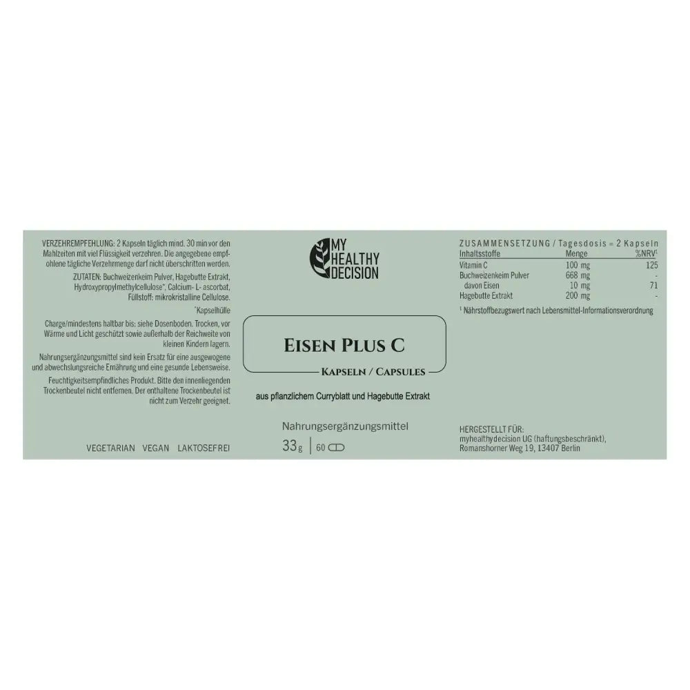 2 x EISEN PLUS C- 10% sparen im Doppelpack - Nahrungsergänzungsmittel