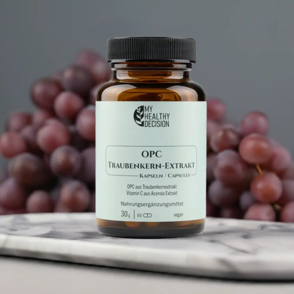 Vitalität mit OPC Traubenkern Extrakt für spürbare Ergebnisse - Nahrungsergänzungsmittel