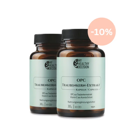 2 x OPC TRAUBENKERN-EXTRAKT mit Vitamin C und Acerola- 10% sparen mit einem Doppelpack - Nahrungsergänzungsmittel