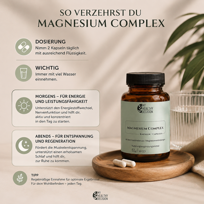 MAGNESIUM COMPLEX - Hochdosiert mit 7 Magnesiumverbindungen