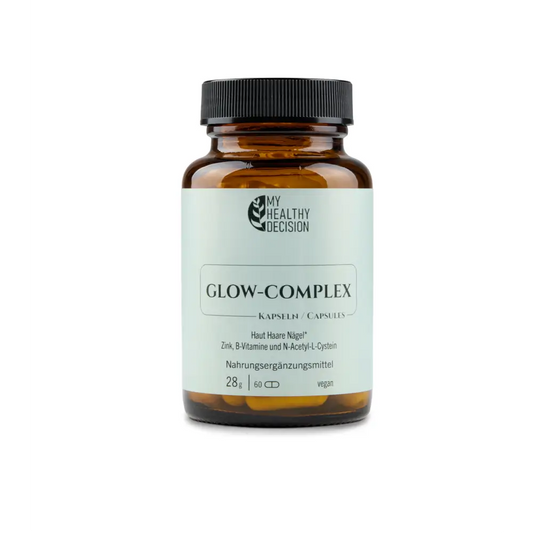 GLOW-COMPLEX für Haut Haare und Nägel mit Mineralstoff Zink - Nahrungsergänzungsmittel