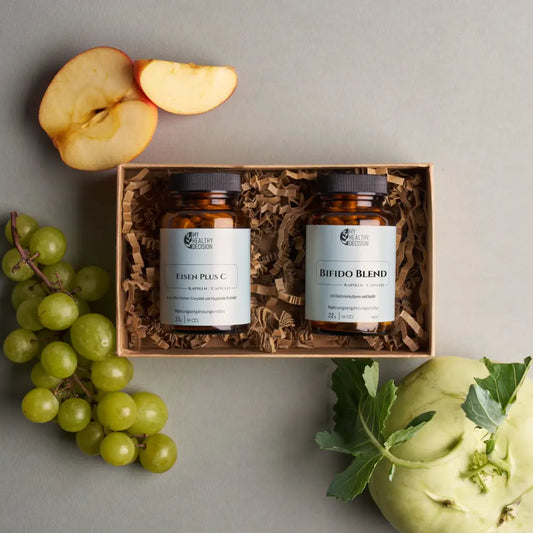 GUT HEALTH BUNDLE- 1 x Bifido Blend Darmbakterin + 1 x Eisen plus C - Nahrungsergänzungsmittel
