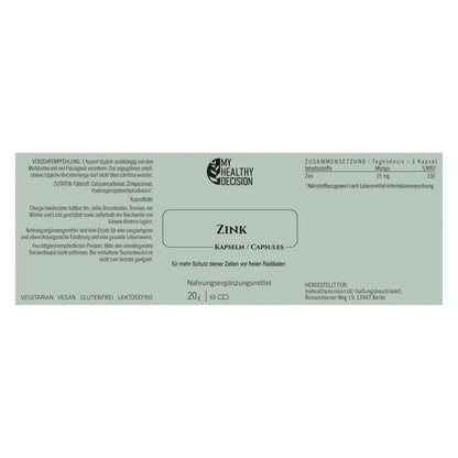 2 x ZINK 15 mg 10% sparen mit einem Doppelpack - Nahrungsergänzungsmittel